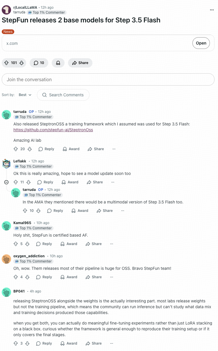 阶跃星辰 Step 3.5 Flash 预训练/中训练/训练框架全部开源!